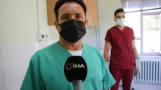 Yaralı yavru ayı tedavi altına alındı