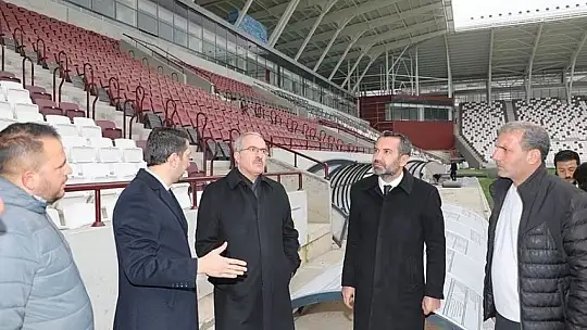 Yeni Elazığ Stadyumunda sona doğru
