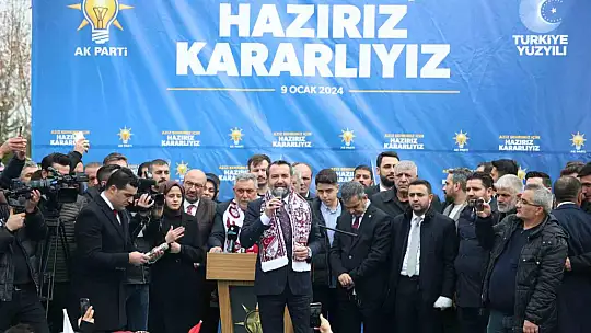 Yeniden aday olan Başkan Şerifoğulları'na coşkulu karşılama
