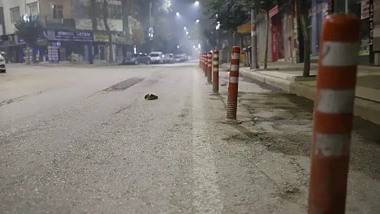 Yılbaşı kısıtlamasıyla deprem bölgesi Elazığ'da sessizliğe büründü