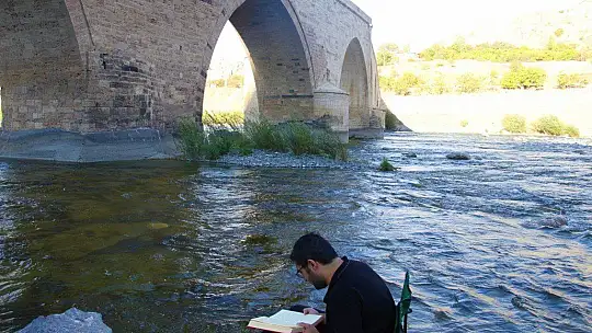 Yüzlerce yıllık Palu Köprüsü tarihe meydan okuyor