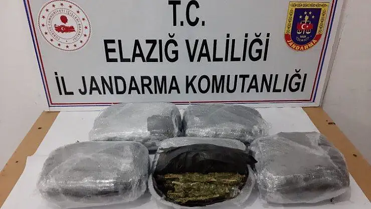 Ankara'ya gönderilen uyuşturucu Elazığ'da yakalandı