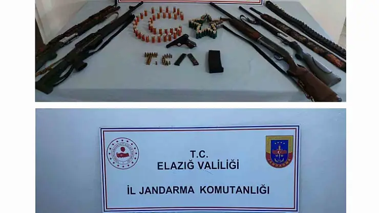 7 adet ruhsatsız silah ele geçirildi