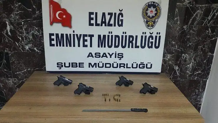 Elazığ'da bir hafta içerisinde 39 şüpheli tutuklandı