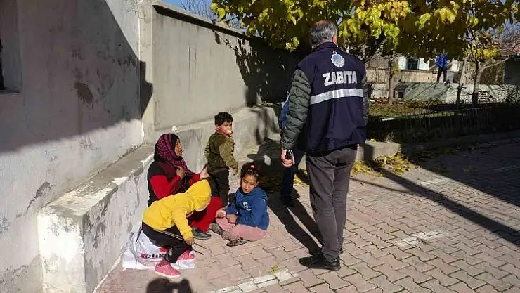 Elazığ'da dilenci operasyonları sürüyor..