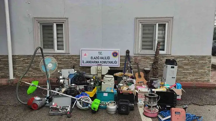 Elazığ'da jandarma ekipleri hırsızlara göz açtırmıyor..
