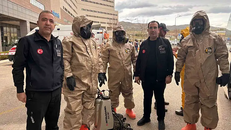 Elazığ'da KBRN tatbikatı yapıldı