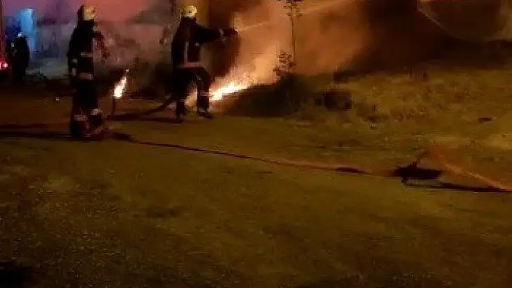 Elazığ'da korkutan yangın