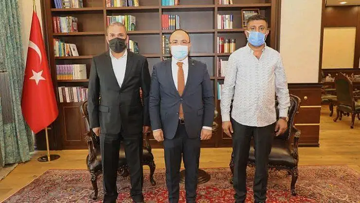 Elazığspor'dan, Vali Yırık'a ziyaret