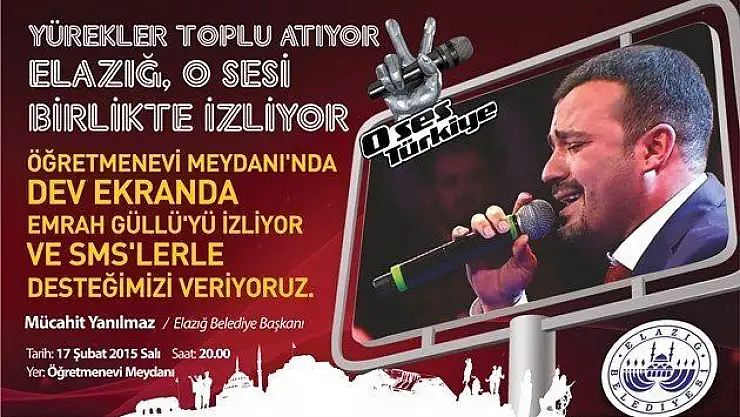 Elazığ Emrah'ı Birlikte İzleyecek