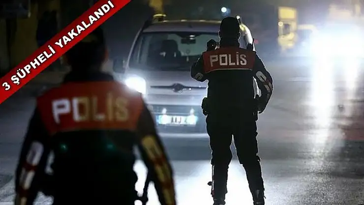 Elazığ'da 3 Şüpheliye Gözaltı