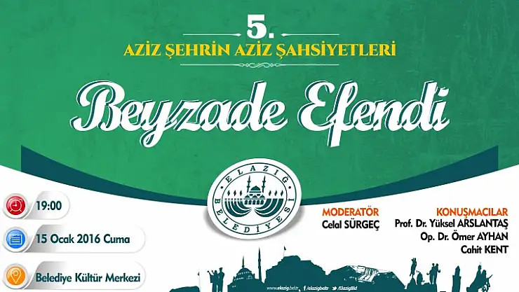 Beyzade Efendi Anılacak