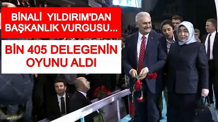 AK Parti'de Yıldırım Dönemi...