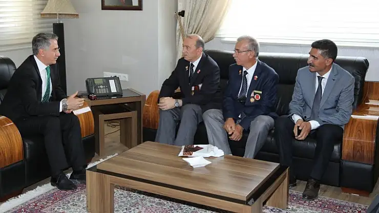 Gazilerden Başkan Yanılmaz'a Ziyaret