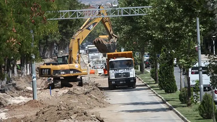 Zübeyde Hanım Caddesinde Çalışmalar Sürüyor