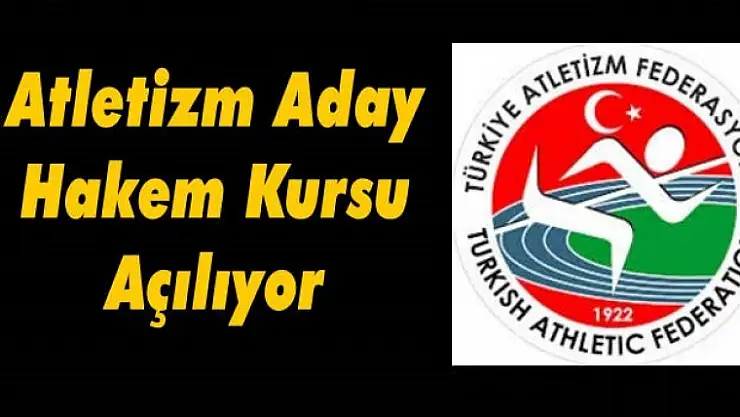 Atletizm Aday Antrenörlük Kursu Açılıyor.