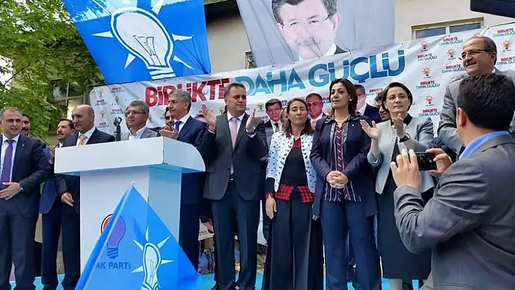 Ak Parti  Adaylarına Baskilde Coşkulu Karşılama