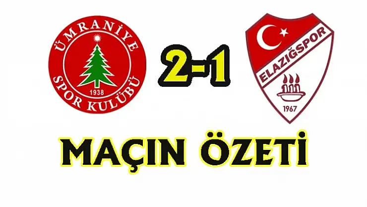 Ümraniyespor-Elazığspor Özet