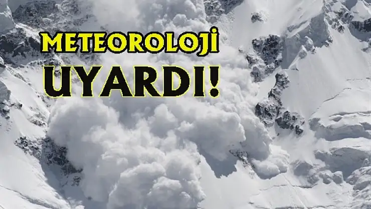 Çığ Riski Var