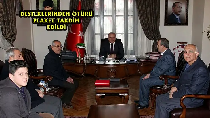 Vali Zorluoğlu'na Teşekkür