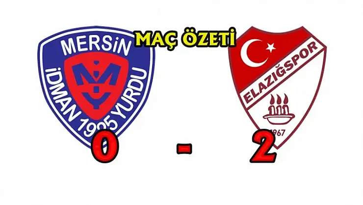 M.İdmanyurdu-Elazığspor Maç Özeti