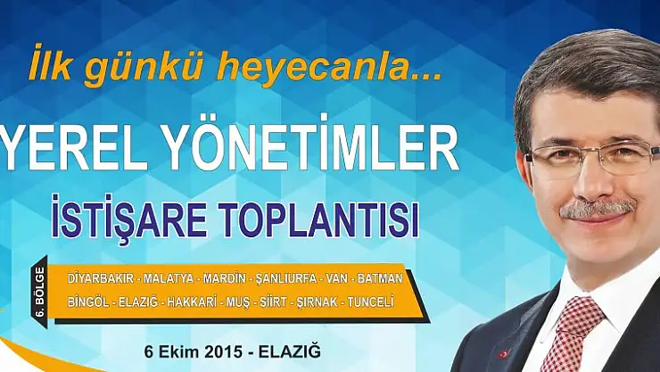 Ak Partili Belediyeler Toplantısı Elazığ'da Yapılacak