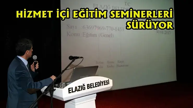 Belediye'den Personele Eğitim