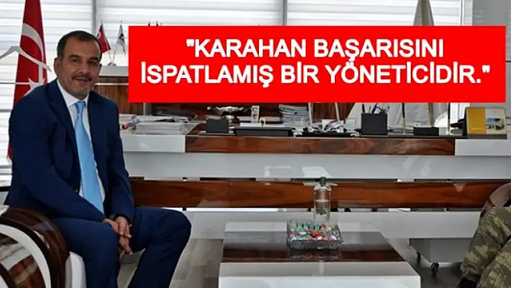 Karahan Alan'ı Ağırladı