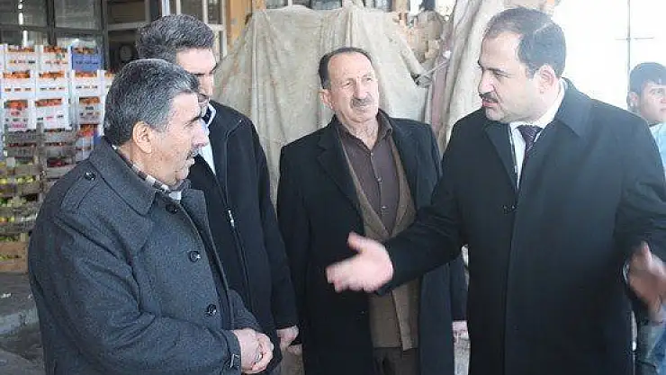 Arslan'dan Sebze Hali Ziyareti