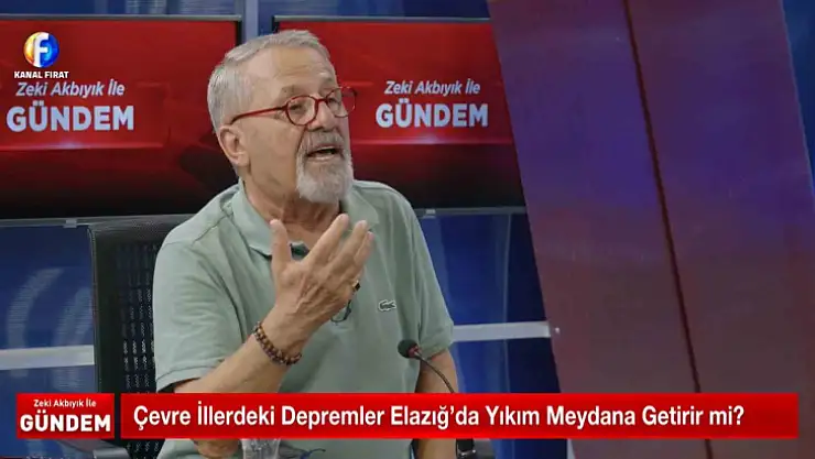 Prof. Dr. Naci Görür, 'Deprem üretti üretecek!'