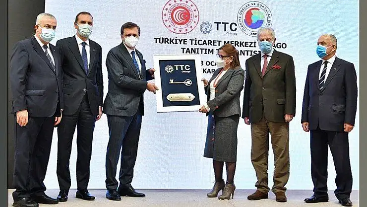 Şikagoda 'Türkiye Ticaret Merkezi' Açıldı.