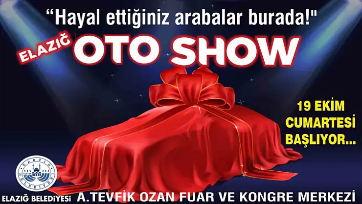 Uluslararası markalar Elazığ'da buluşuyor: Oto show başlıyor