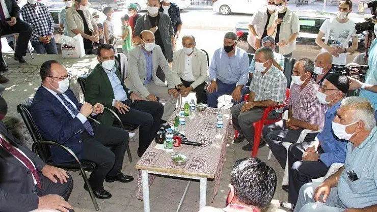 Vali Erkaya Yırık, 'Bakanlıklarımız  hizmetleri esirgemiyor'