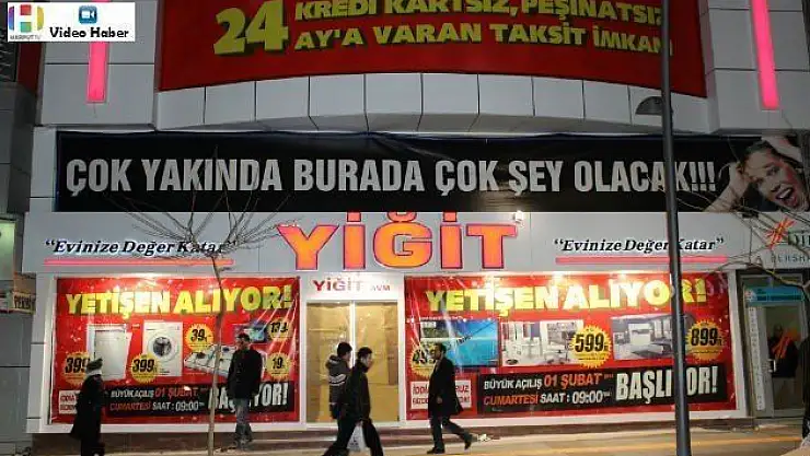 Yiğit AVM Yarın Açılıyor