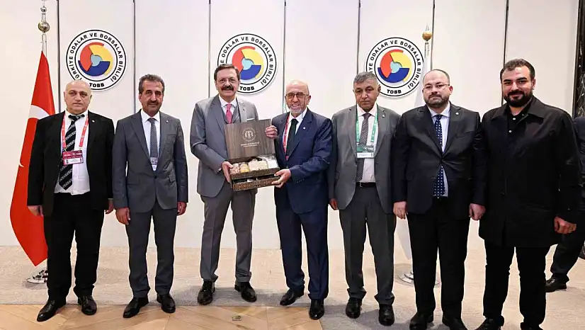 Elazığ Ticaret Borsası yönetimi, TOBB 81'inci Genel Kuruluna katıldı