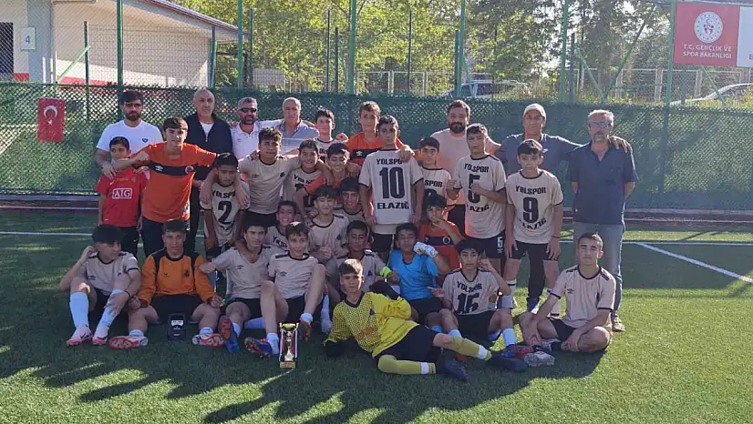 U13'te şampiyon Elazığ Yolspor