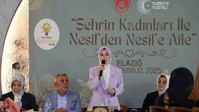 Aile ve Sosyal Hizmetler Bakanı Mahinur Özdemir Göktaş Elazığ'da