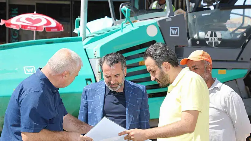 Başkan Şerifoğulları çalışmaları yerinde inceledi