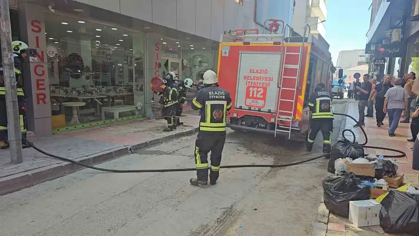 Elazığ'da korkutan yangın