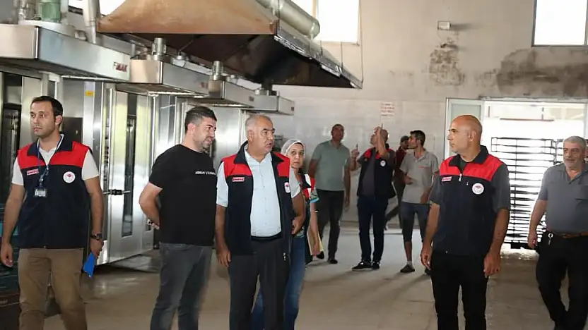 Elazığ'da fırınlara denetim