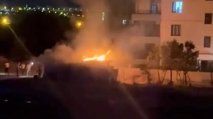 Elazığ'da kümes yangını